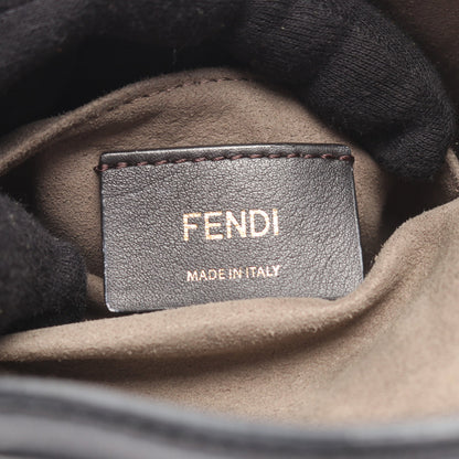 モントレゾール ショルダーバッグ レザー ブラック レッド フェンディ バッグ FENDI