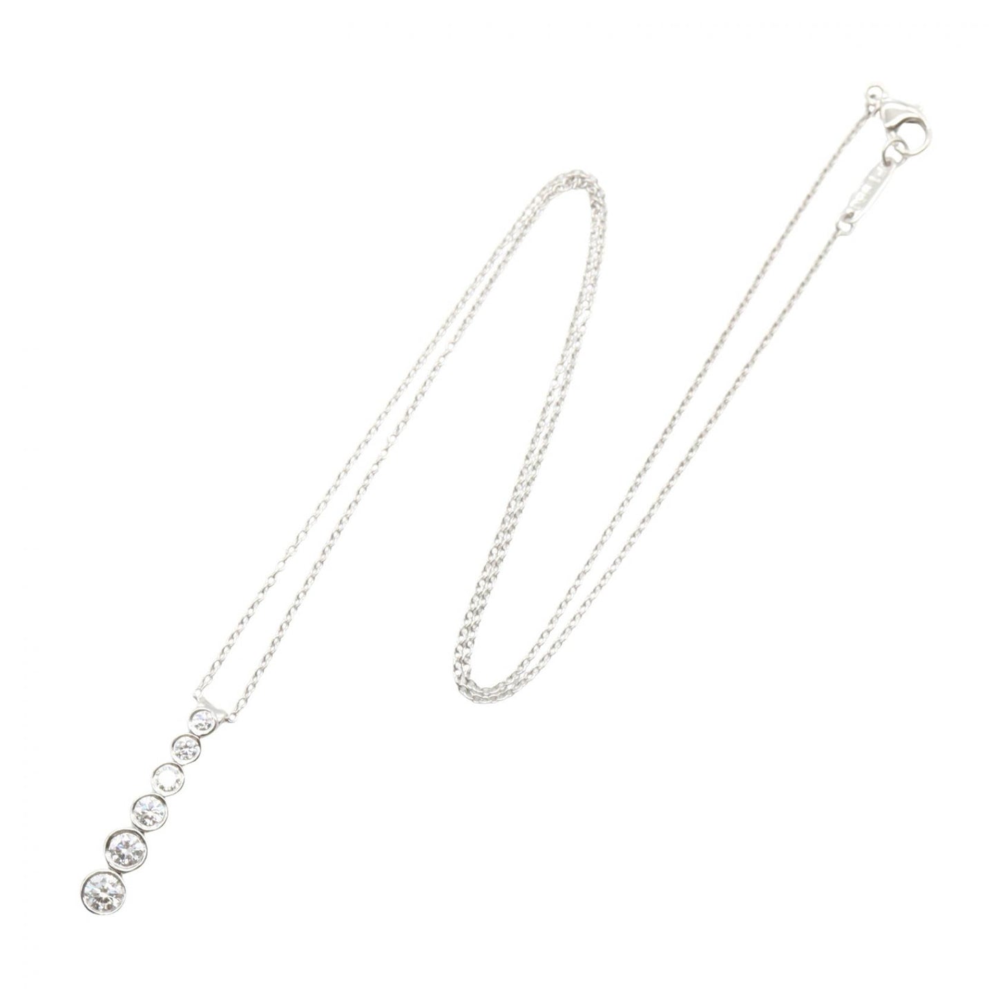 ジャズ グラジュエイテッド ドロップ ダイヤ ネックレス ネックレス PT950 ダイヤモンド プラチナ クリア ティファニー アクセサリー TIFFANY & Co.