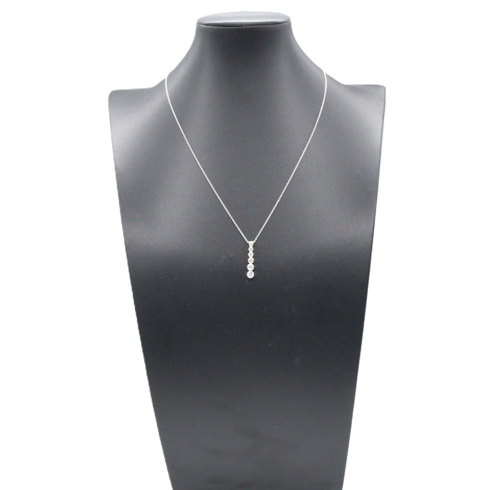ジャズ グラジュエイテッド ドロップ ダイヤ ネックレス ネックレス PT950 ダイヤモンド プラチナ クリア ティファニー アクセサリー TIFFANY & Co.