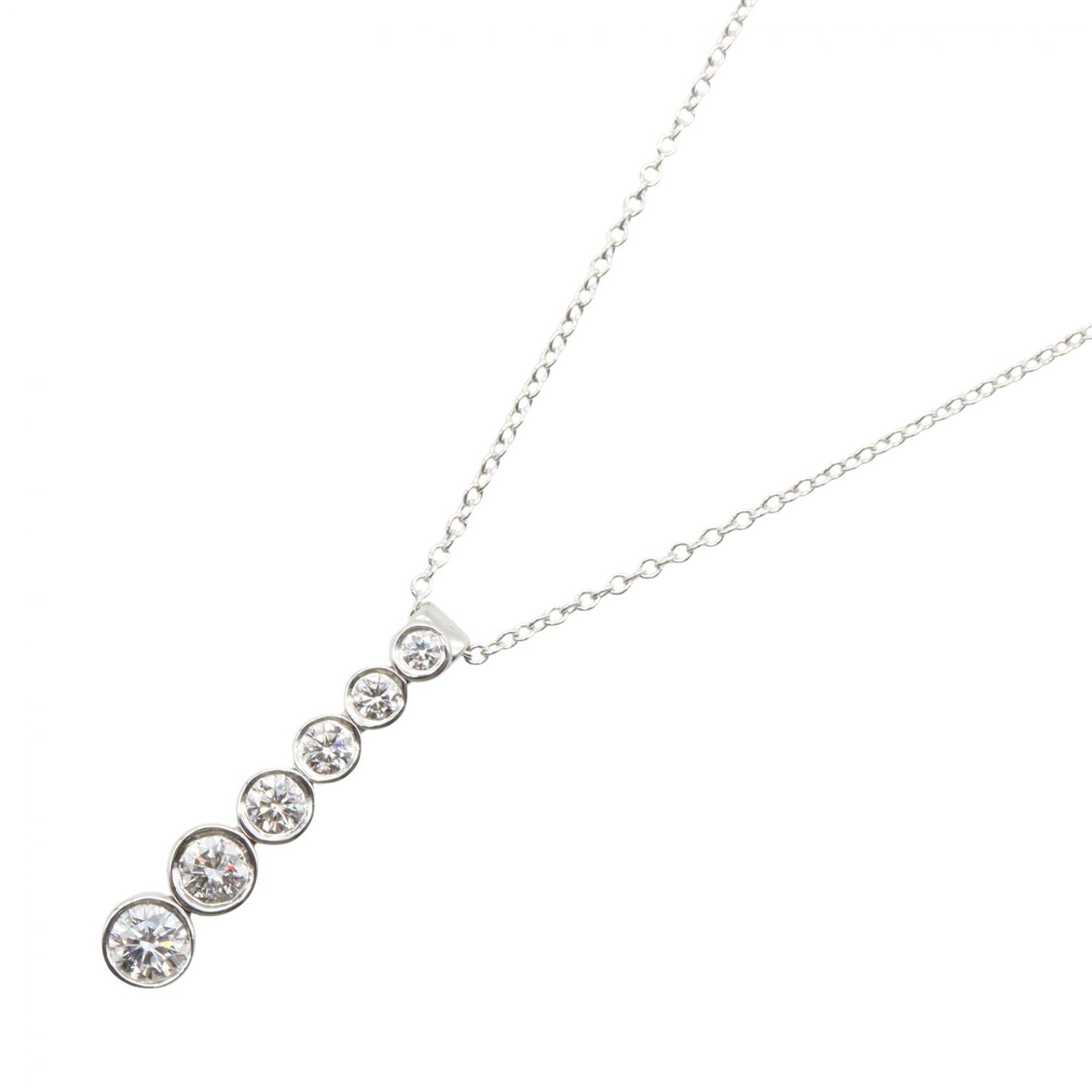 ジャズ グラジュエイテッド ドロップ ダイヤ ネックレス ネックレス PT950 ダイヤモンド プラチナ クリア ティファニー アクセサリー TIFFANY & Co.