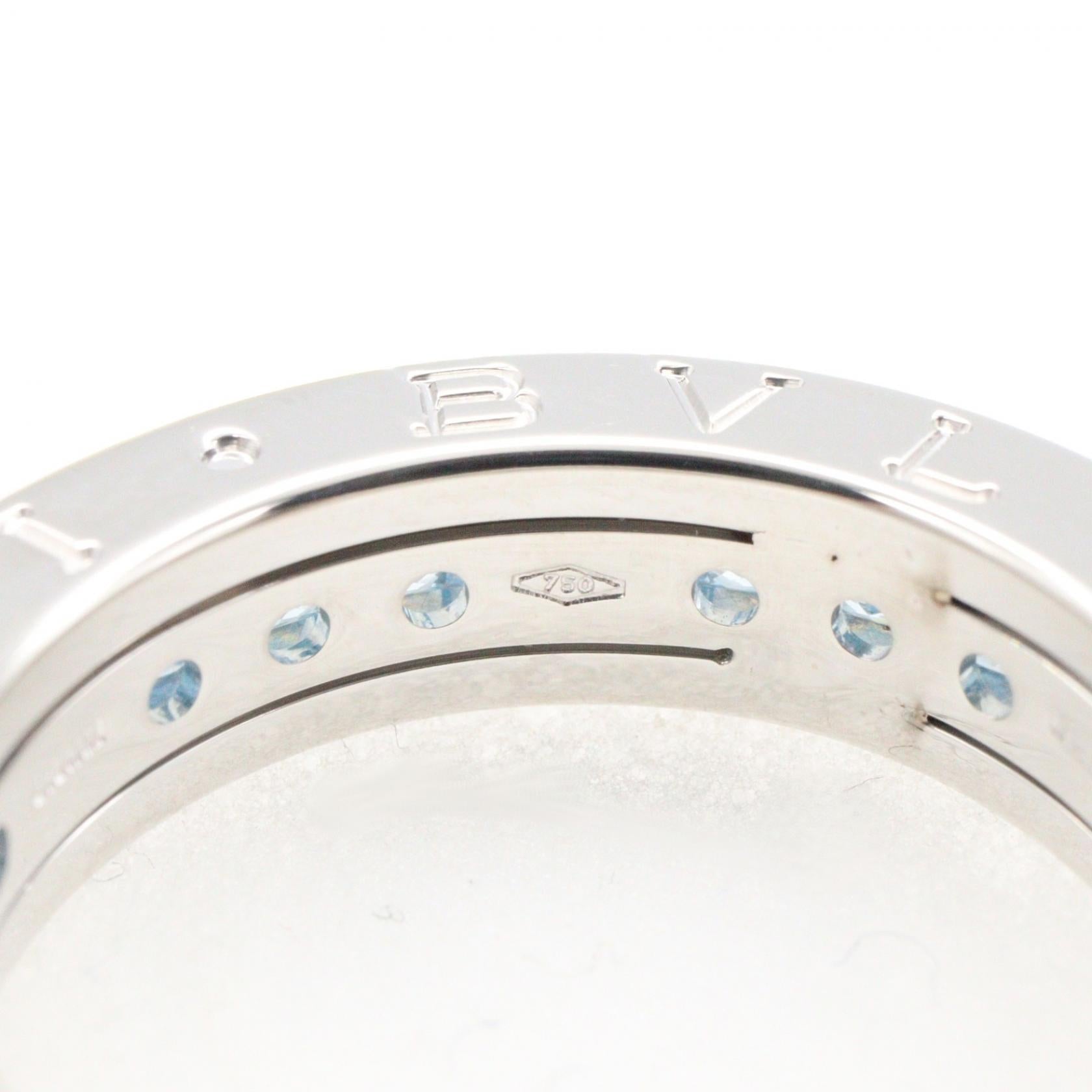 B-zero1 ビーゼロワン リング ブルートパーズ 1バンド リング 指輪 K18WG ブルートパーズ ホワイトゴールド ブルー ブルガリ アクセサリー BVLGARI