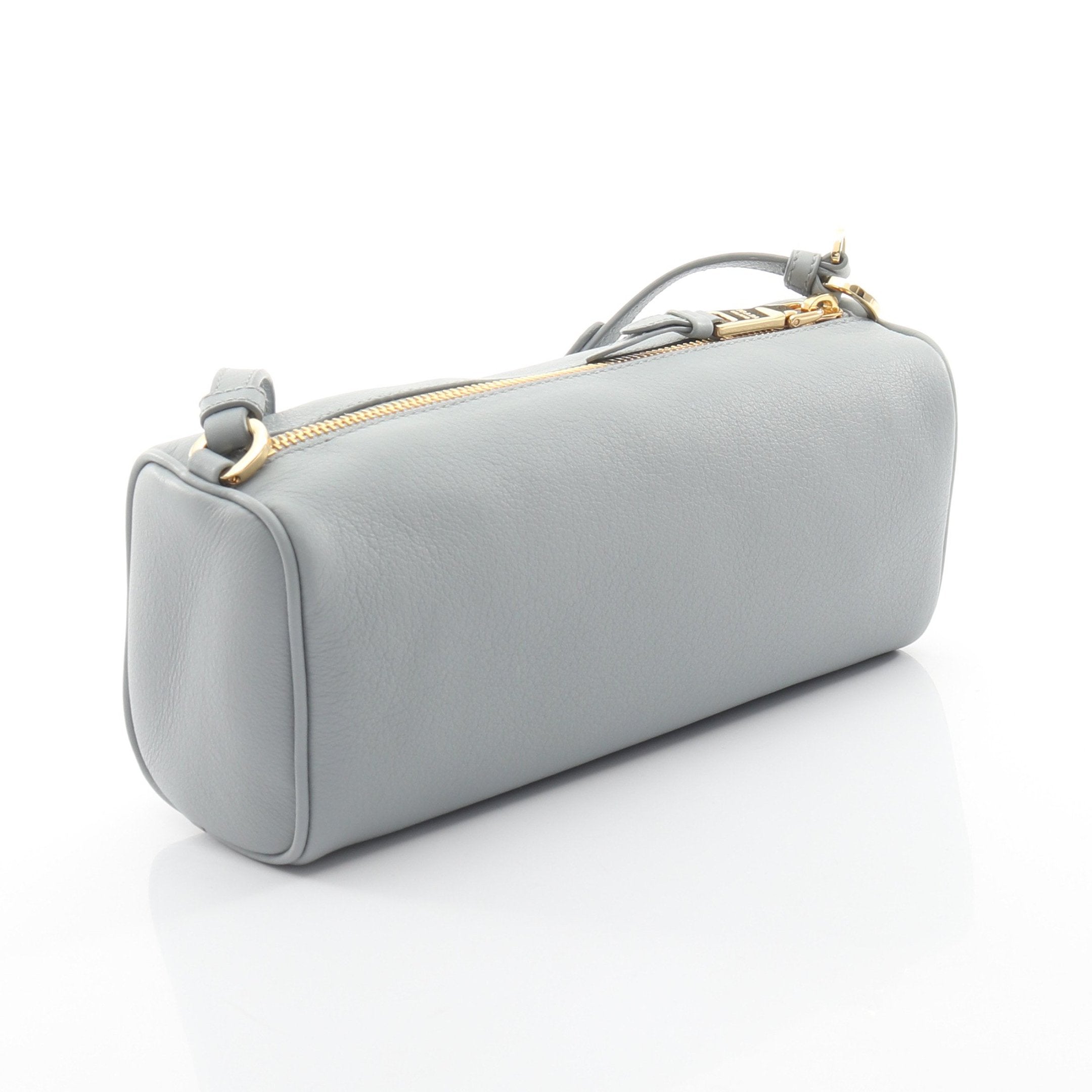 SOFT GRAIN ショルダーバッグ レザー ブルーグレー プラダ – RECLO