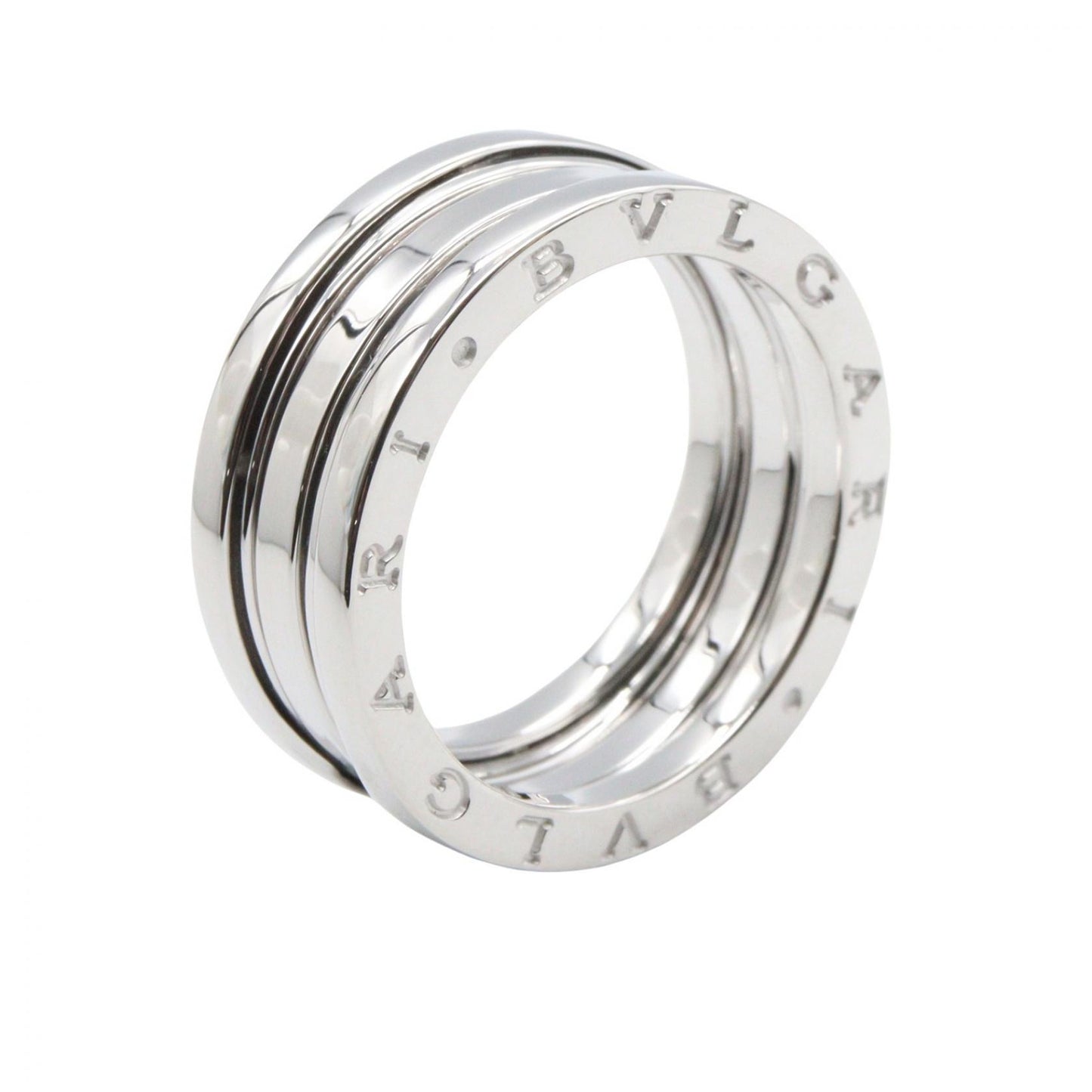 B-zero1 ビーゼロワン リング 3バンド リング 指輪 K18WG ホワイトゴールド ブルガリ アクセサリー BVLGARI