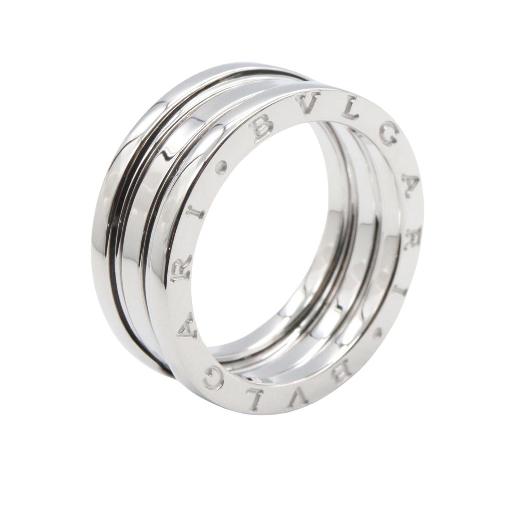 B-zero1 ビーゼロワン リング 3バンド リング 指輪 K18WG ホワイトゴールド ブルガリ アクセサリー BVLGARI