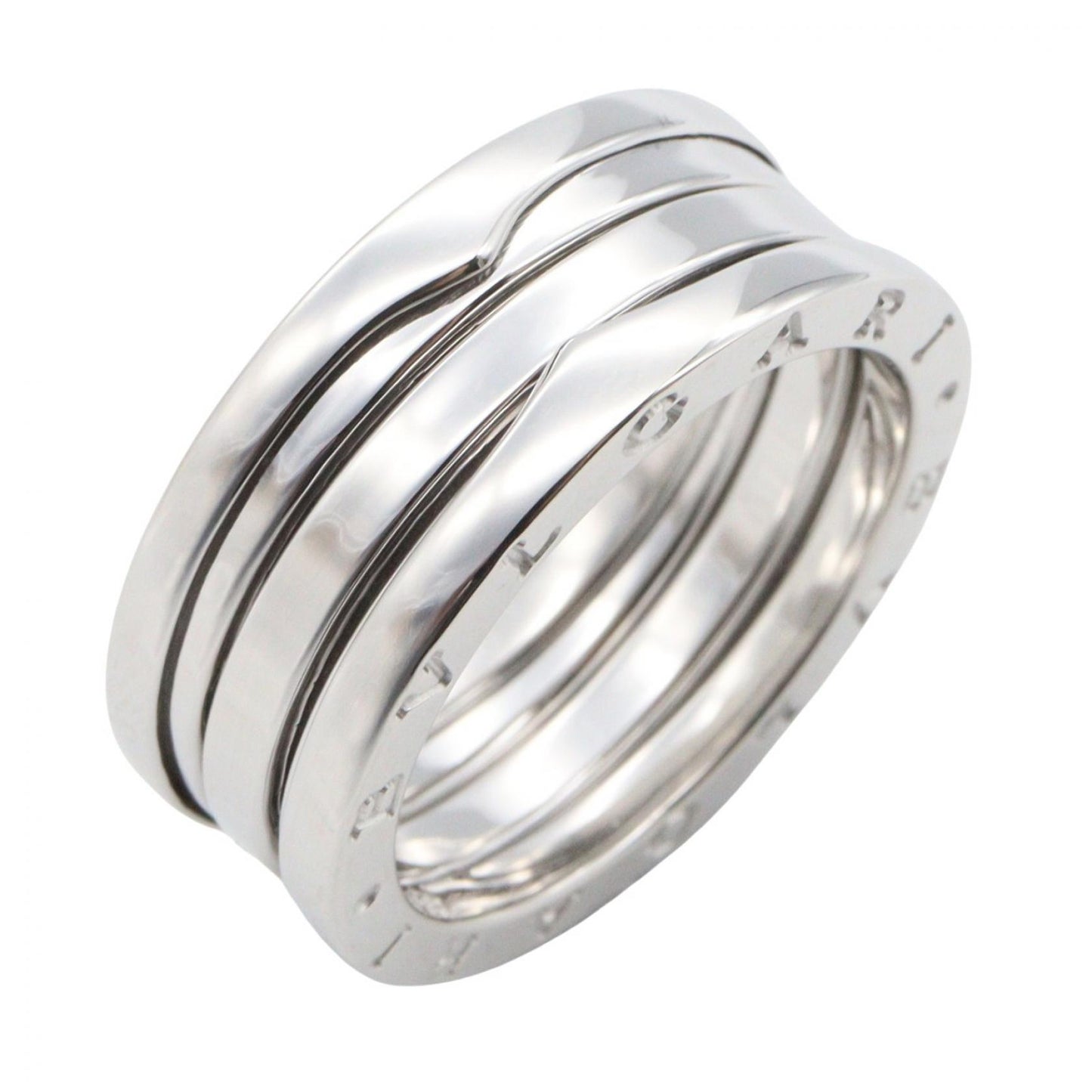 B-zero1 ビーゼロワン リング 3バンド リング 指輪 K18WG ホワイトゴールド ブルガリ アクセサリー BVLGARI