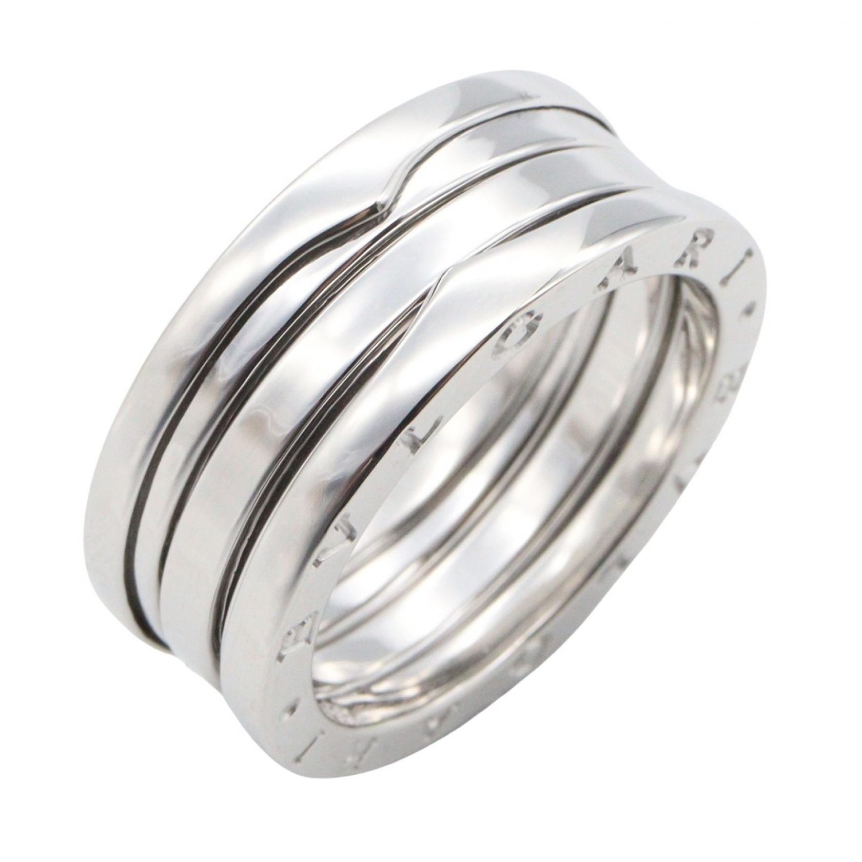 B-zero1 ビーゼロワン リング 3バンド リング 指輪 K18WG ホワイトゴールド ブルガリ アクセサリー BVLGARI