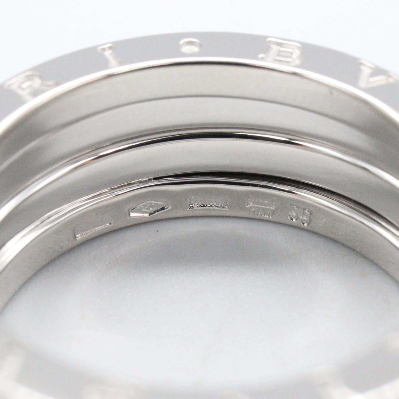 B-zero1 ビーゼロワン リング 3バンド リング 指輪 K18WG ホワイトゴールド ブルガリ アクセサリー BVLGARI