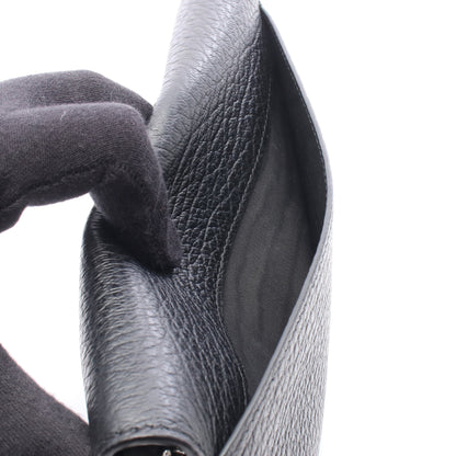 チェーンウォレット レザー ブラック メゾンマルジェラ11 バッグ Maison Margiela 11