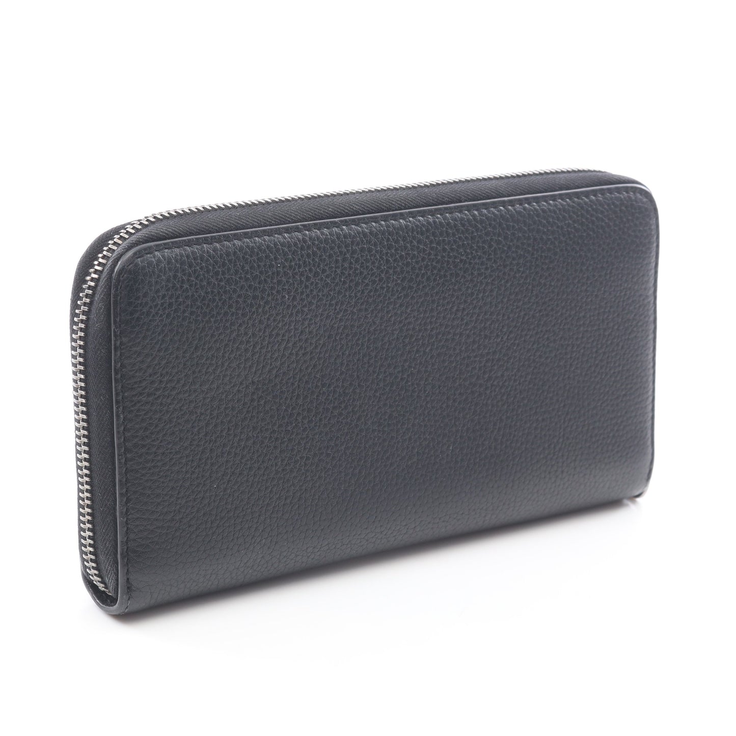 CD Icon ロングジップウォレット ラウンドファスナー長財布 レザー ブラック クリスチャンディオール 財布・小物 Christian Dior