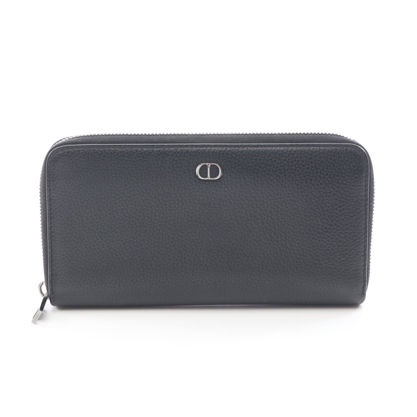 CD Icon ロングジップウォレット ラウンドファスナー長財布 レザー ブラック クリスチャンディオール 財布・小物 Christian Dior