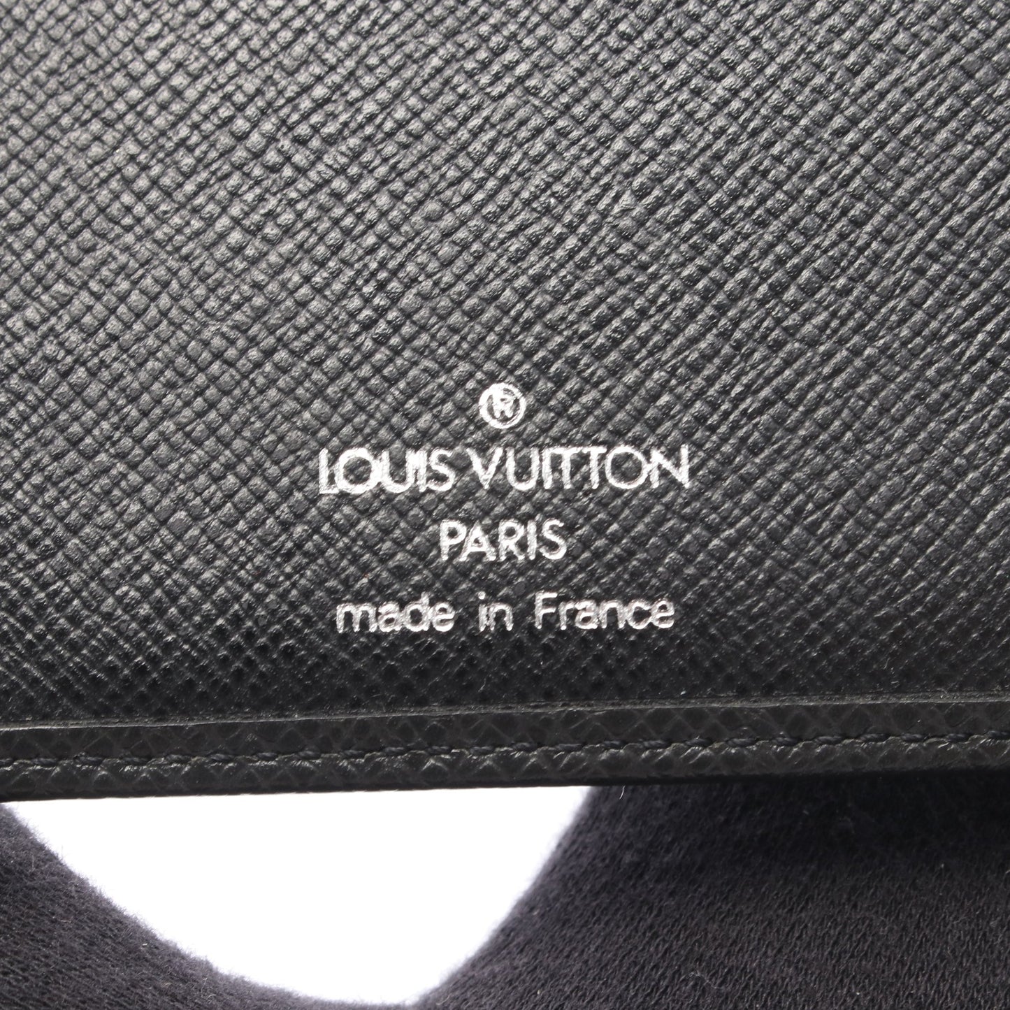 ポルト バルール カルトクレディ タイガ アルドワーズ 二つ折り長財布 札入れ レザー ブラック ルイヴィトン 財布・小物 LOUIS VUITTON