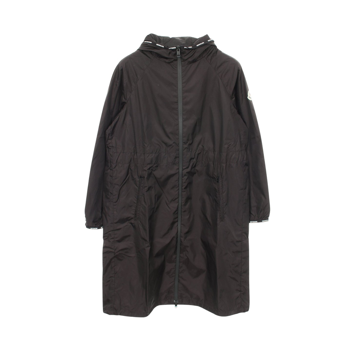 RASABEN フード付き コート ナイロン ブラック モンクレール アウター MONCLER
