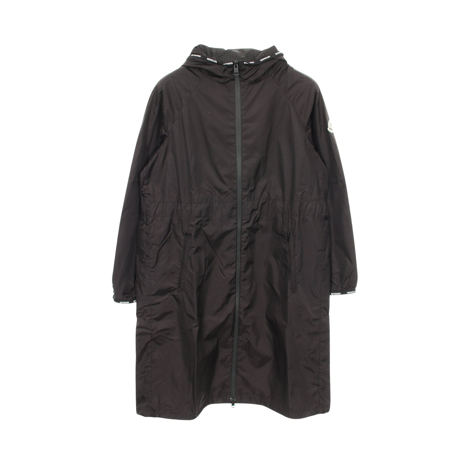 RASABEN フード付き コート ナイロン ブラック モンクレール アウター MONCLER