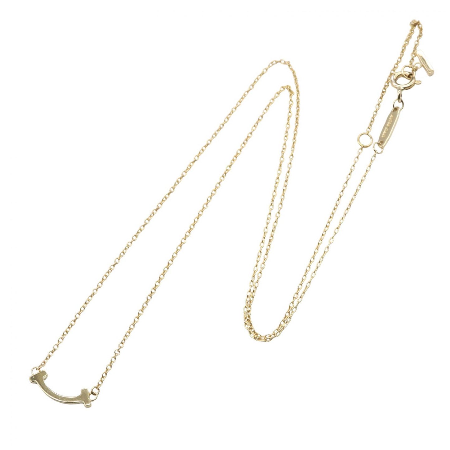 Tスマイル ミニ ネックレス ネックレス K18YG イエローゴールド ティファニー アクセサリー TIFFANY & Co.