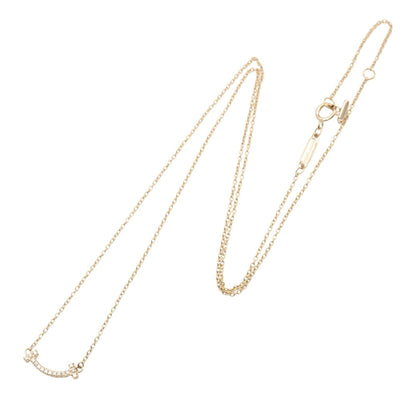 Tスマイル ミニ ダイヤ ネックレス ネックレス K18PG ダイヤモンド ピンクゴールド クリア ティファニー アクセサリー TIFFANY & Co.