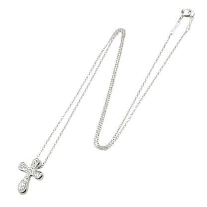 スモールクロス ダイヤ ネックレス ネックレス PT950 ダイヤモンド プラチナ クリア ティファニー アクセサリー TIFFANY & Co.
