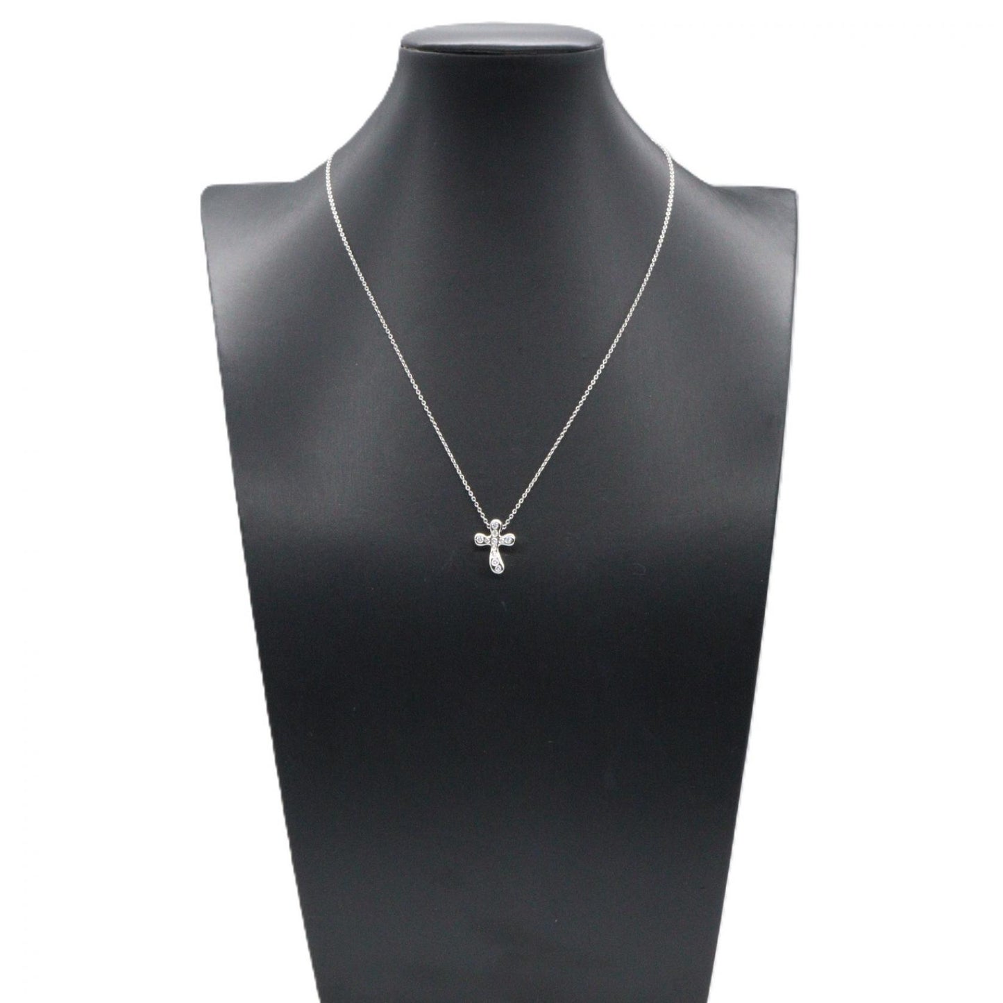 スモールクロス ダイヤ ネックレス ネックレス PT950 ダイヤモンド プラチナ クリア ティファニー アクセサリー TIFFANY & Co.
