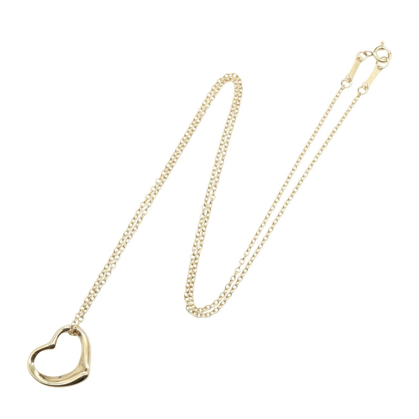 オープンハート ネックレス スモール ネックレス K18YG イエローゴールド ティファニー アクセサリー TIFFANY & Co.