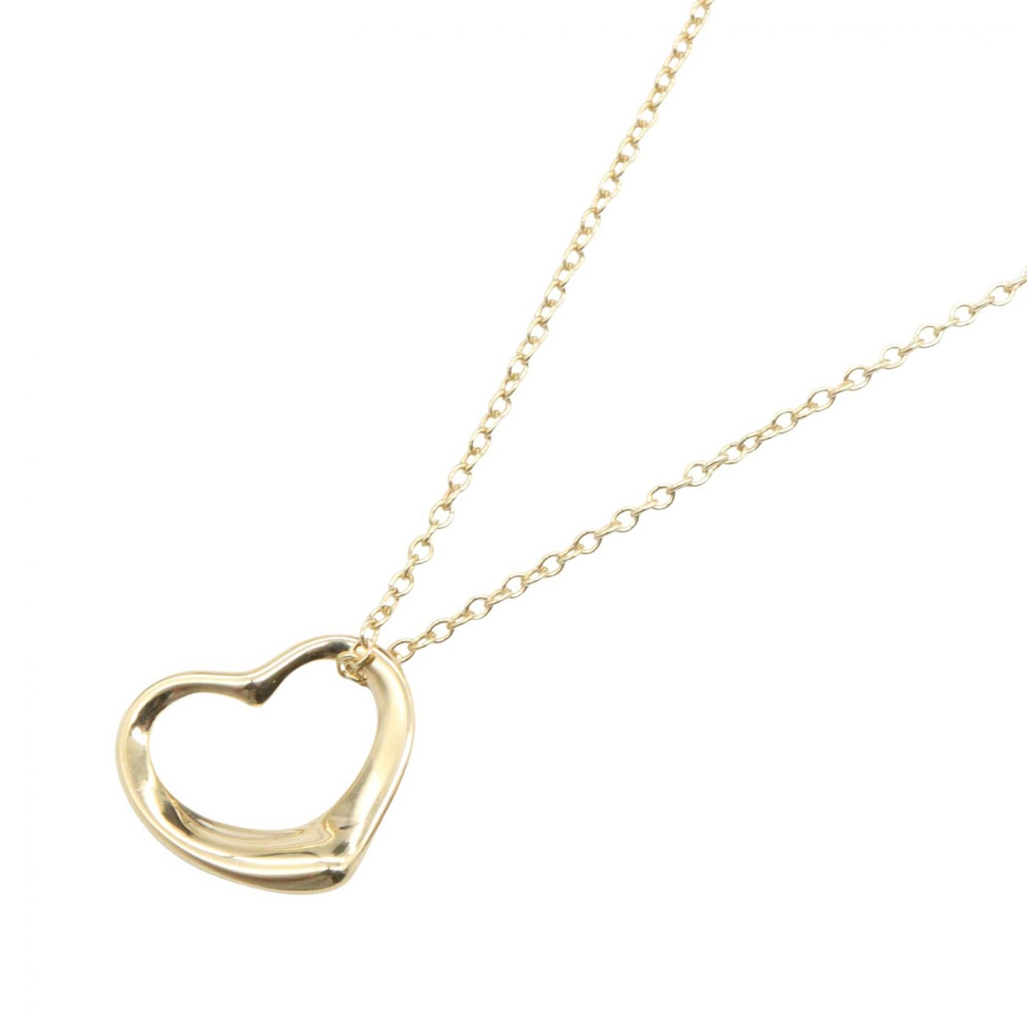 オープンハート ネックレス スモール ネックレス K18YG イエローゴールド ティファニー アクセサリー TIFFANY & Co.
