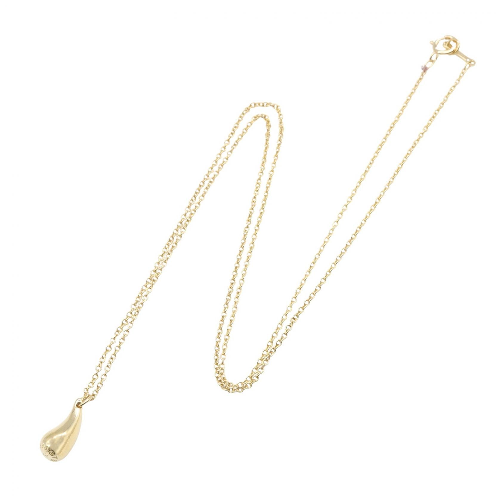 ティアドロップ ネックレス ネックレス K18YG イエローゴールド ティファニー アクセサリー TIFFANY & Co.