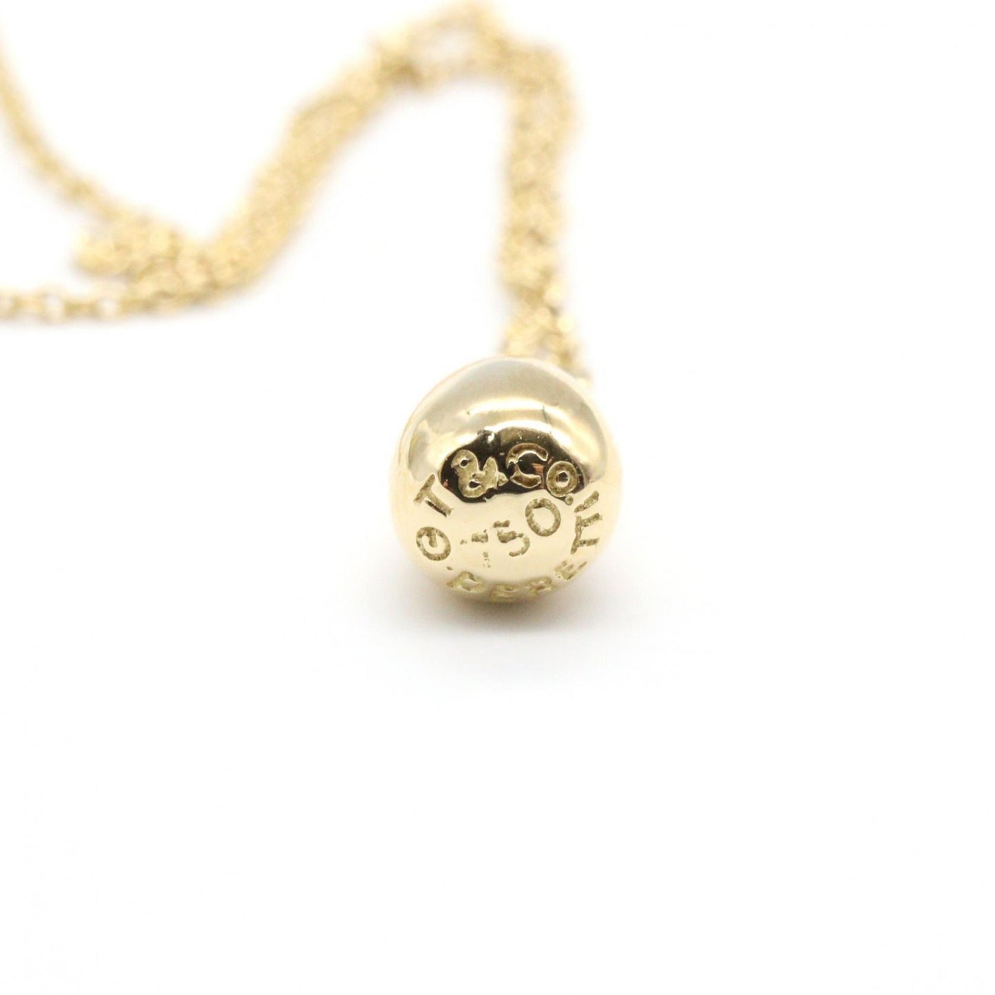 ティアドロップ ネックレス ネックレス K18YG イエローゴールド ティファニー アクセサリー TIFFANY & Co.