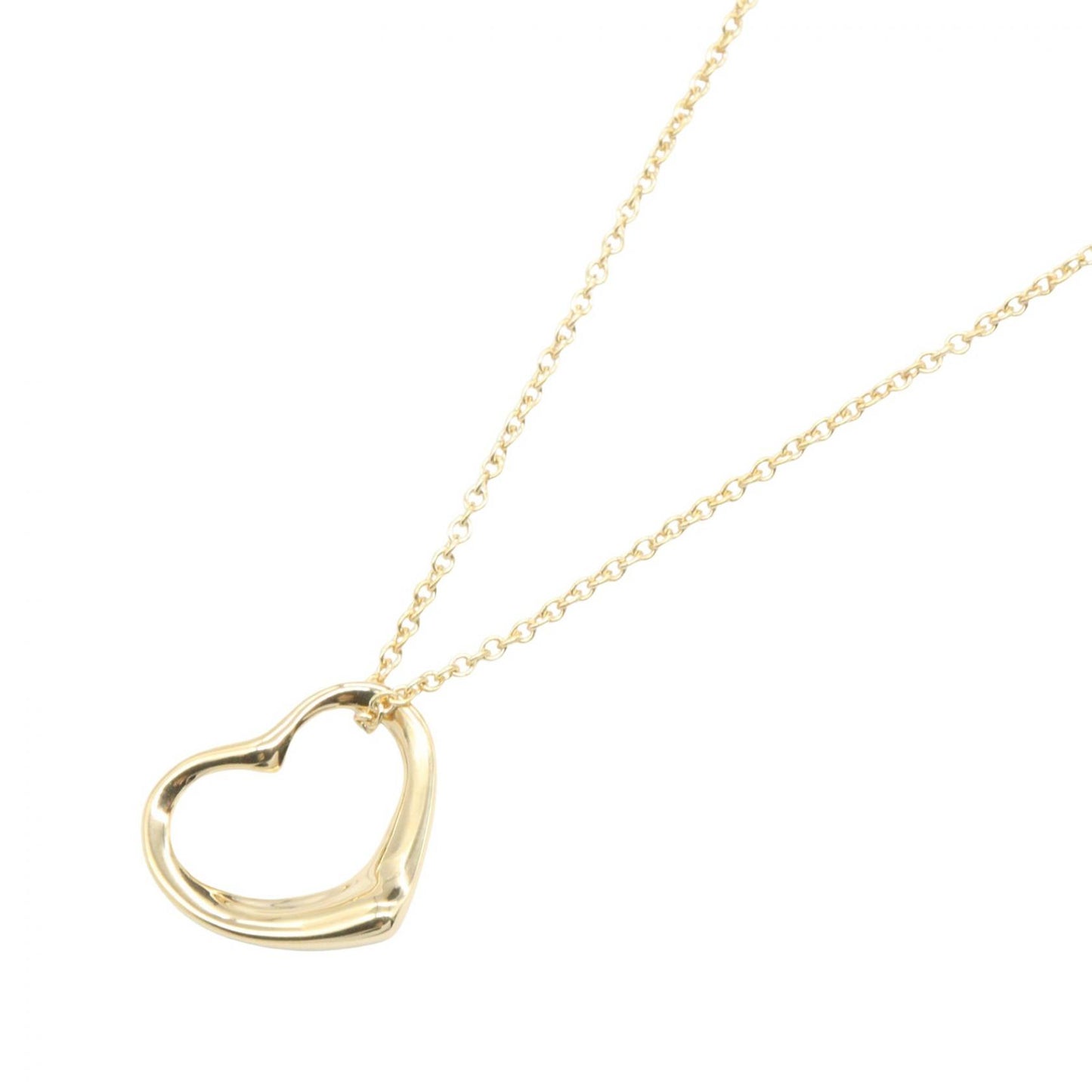 オープンハート ネックレス スモール ネックレス K18YG イエローゴールド ティファニー アクセサリー TIFFANY & Co.