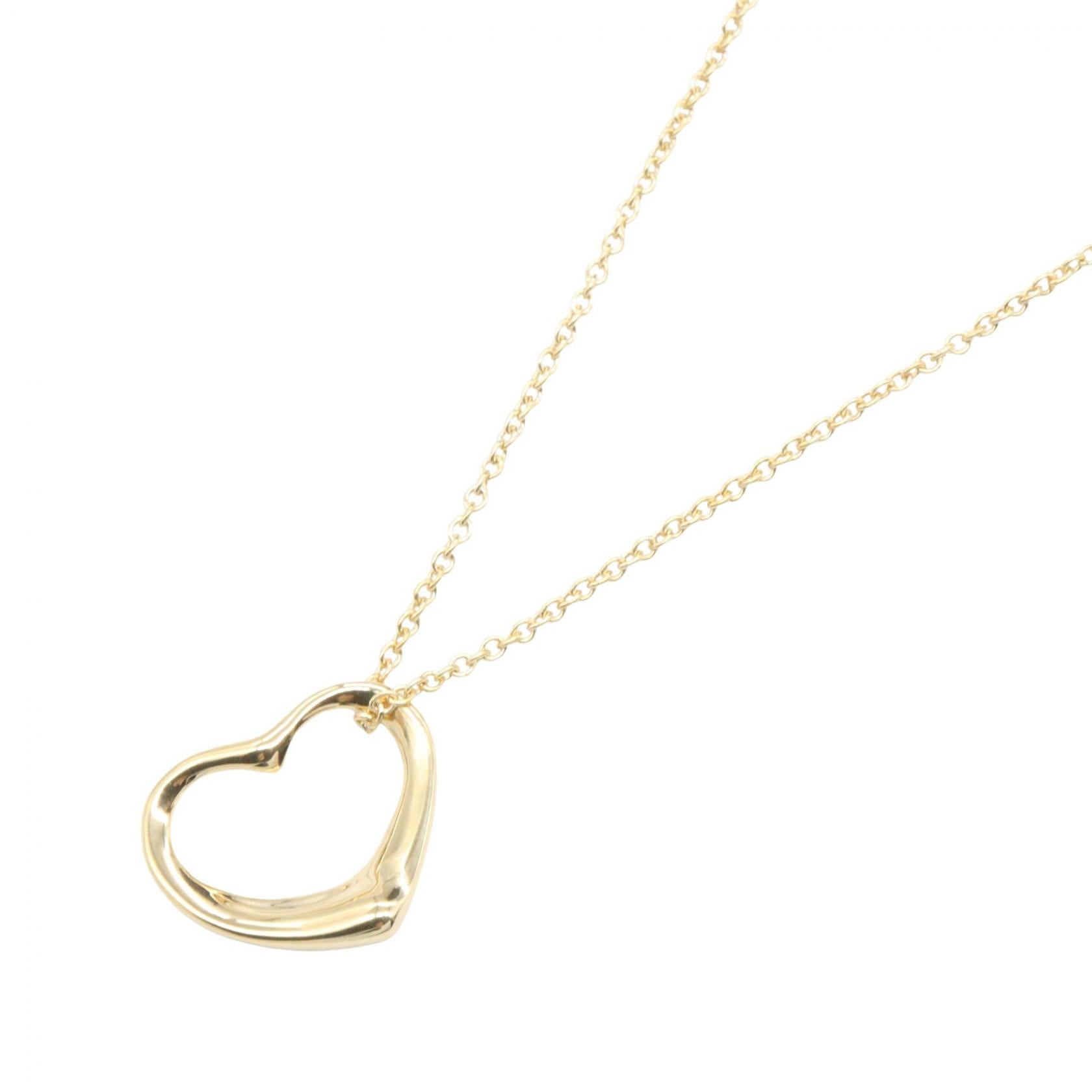 オープンハート ネックレス スモール ネックレス K18YG イエローゴールド ティファニー アクセサリー TIFFANY & Co.