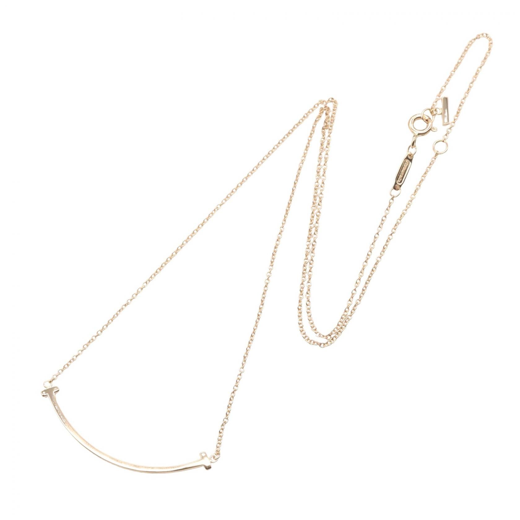 Tスマイルスモール ネックレス ネックレス K18PG ピンクゴールド ティファニー アクセサリー TIFFANY & Co.