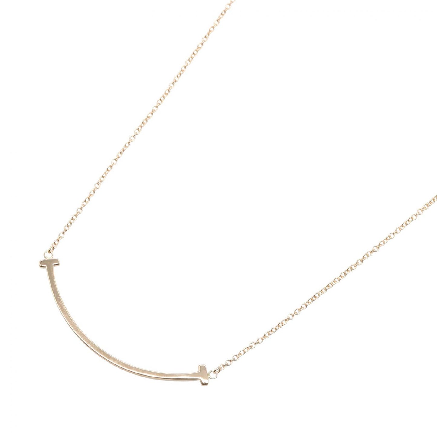 Tスマイルスモール ネックレス ネックレス K18PG ピンクゴールド ティファニー アクセサリー TIFFANY & Co.
