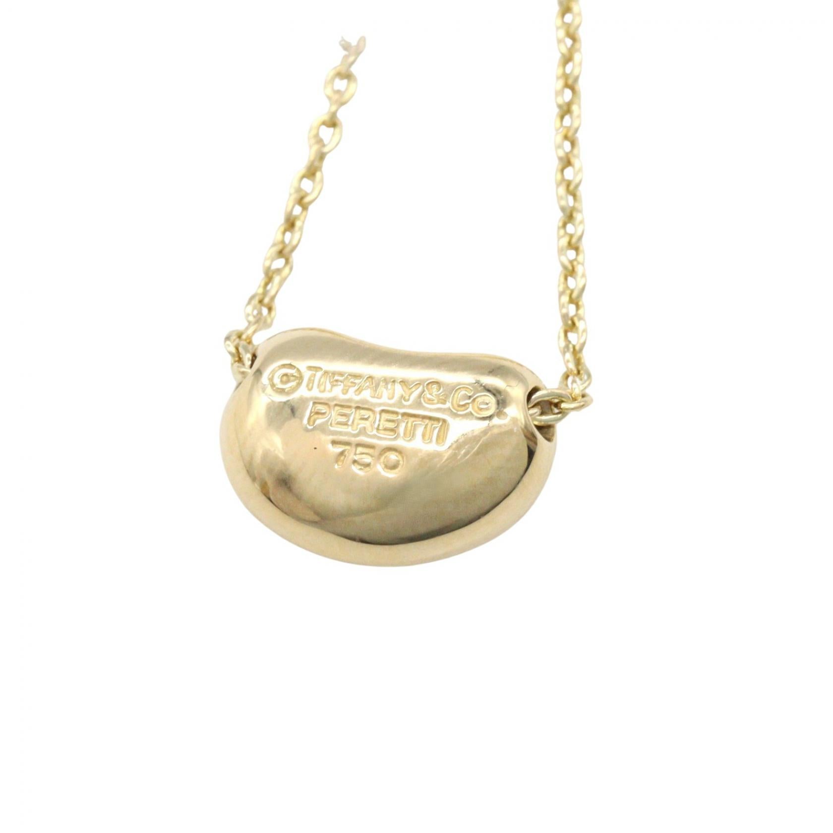 ビーン ネックレス ネックレス K18YG イエローゴールド ティファニー アクセサリー TIFFANY & Co.