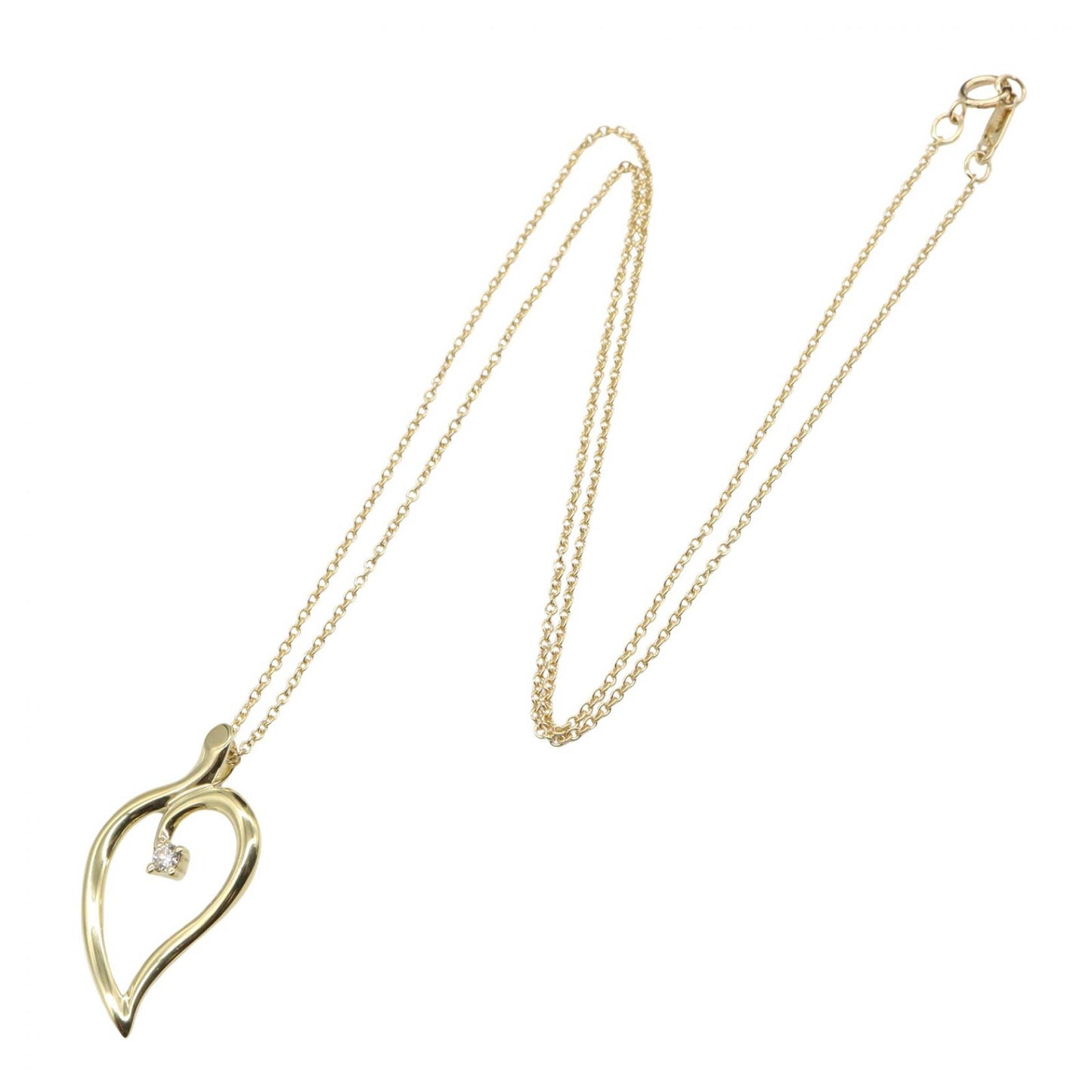 リーフ ネックレス ダイヤ ネックレス K18YG ダイヤモンド イエローゴールド クリア ティファニー アクセサリー TIFFANY & Co.