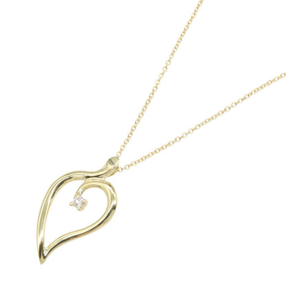 リーフ ネックレス ダイヤ ネックレス K18YG ダイヤモンド イエローゴールド クリア ティファニー アクセサリー TIFFANY & Co.