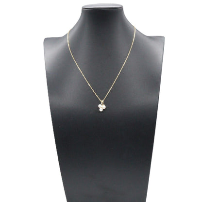パール ダイヤ ネックレス ネックレス K18YG ダイヤモンド パール イエローゴールド クリア ホワイト ミキモト アクセサリー MIKIMOTO