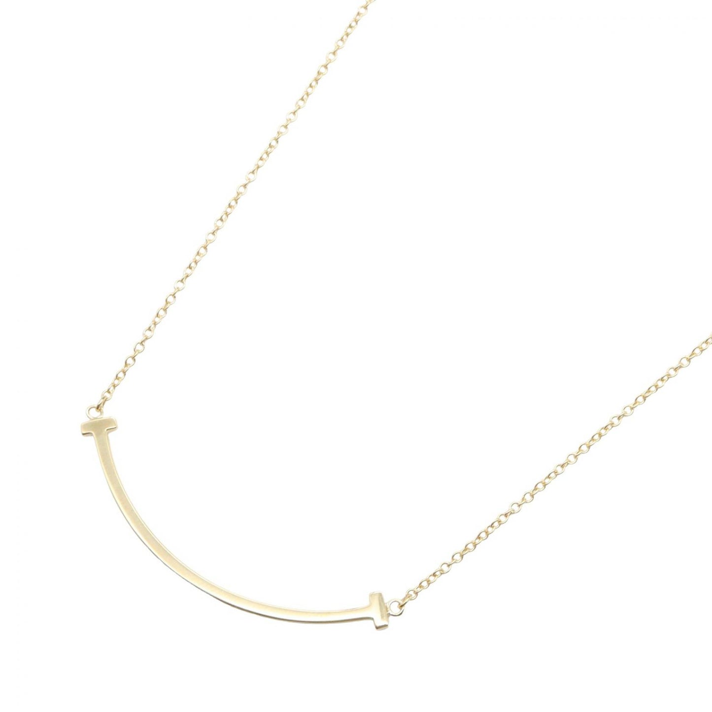 Tスマイル スモール ネックレス ネックレス K18YG イエローゴールド ティファニー アクセサリー TIFFANY & Co.