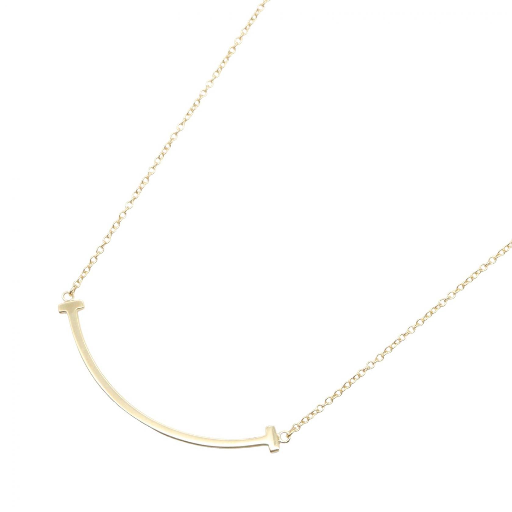 Tスマイル スモール ネックレス ネックレス K18YG イエローゴールド ティファニー アクセサリー TIFFANY & Co.