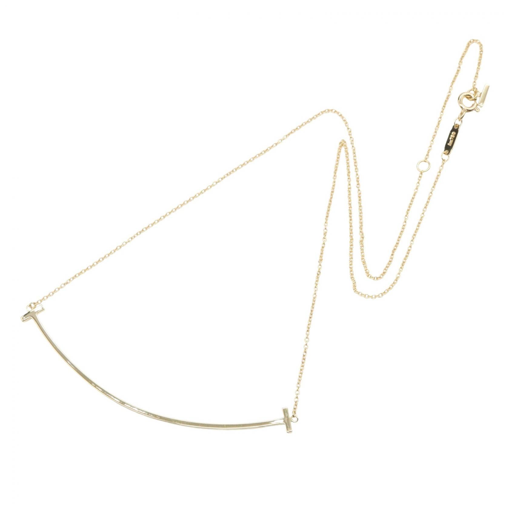 Tスマイル ラージネックレス ネックレス K18YG イエローゴールド ティファニー アクセサリー TIFFANY & Co.