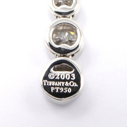 ジャズ グラジュエイテッド ドロップ ダイヤ ネックレス PT950 ダイヤモンド プラチナ クリア ティファニー アクセサリー TIFFANY & Co.