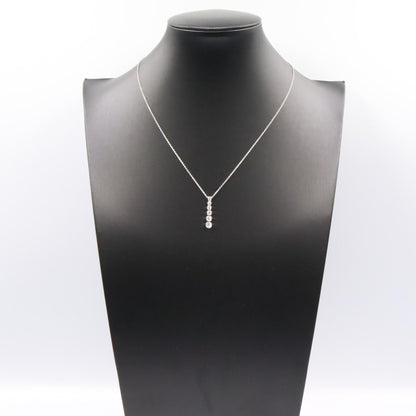 ジャズ グラジュエイテッド ドロップ ダイヤ ネックレス PT950 ダイヤモンド プラチナ クリア ティファニー アクセサリー TIFFANY & Co.