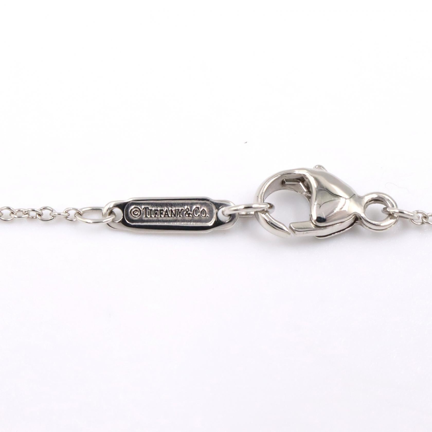 ジャズ グラジュエイテッド ドロップ ダイヤ ネックレス PT950 ダイヤモンド プラチナ クリア ティファニー アクセサリー TIFFANY & Co.
