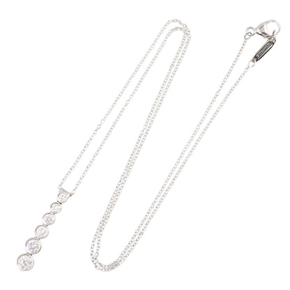 ジャズ グラジュエイテッド ドロップ ダイヤ ネックレス PT950 ダイヤモンド プラチナ クリア ティファニー アクセサリー TIFFANY & Co.