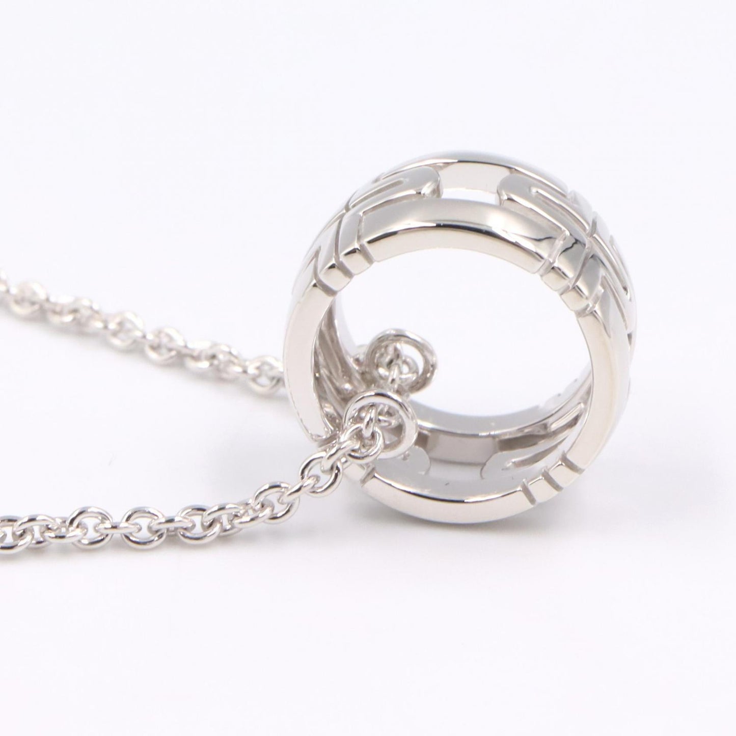 パレンテシ ネックレス ネックレス K18WG ホワイトゴールド ブルガリ アクセサリー BVLGARI
