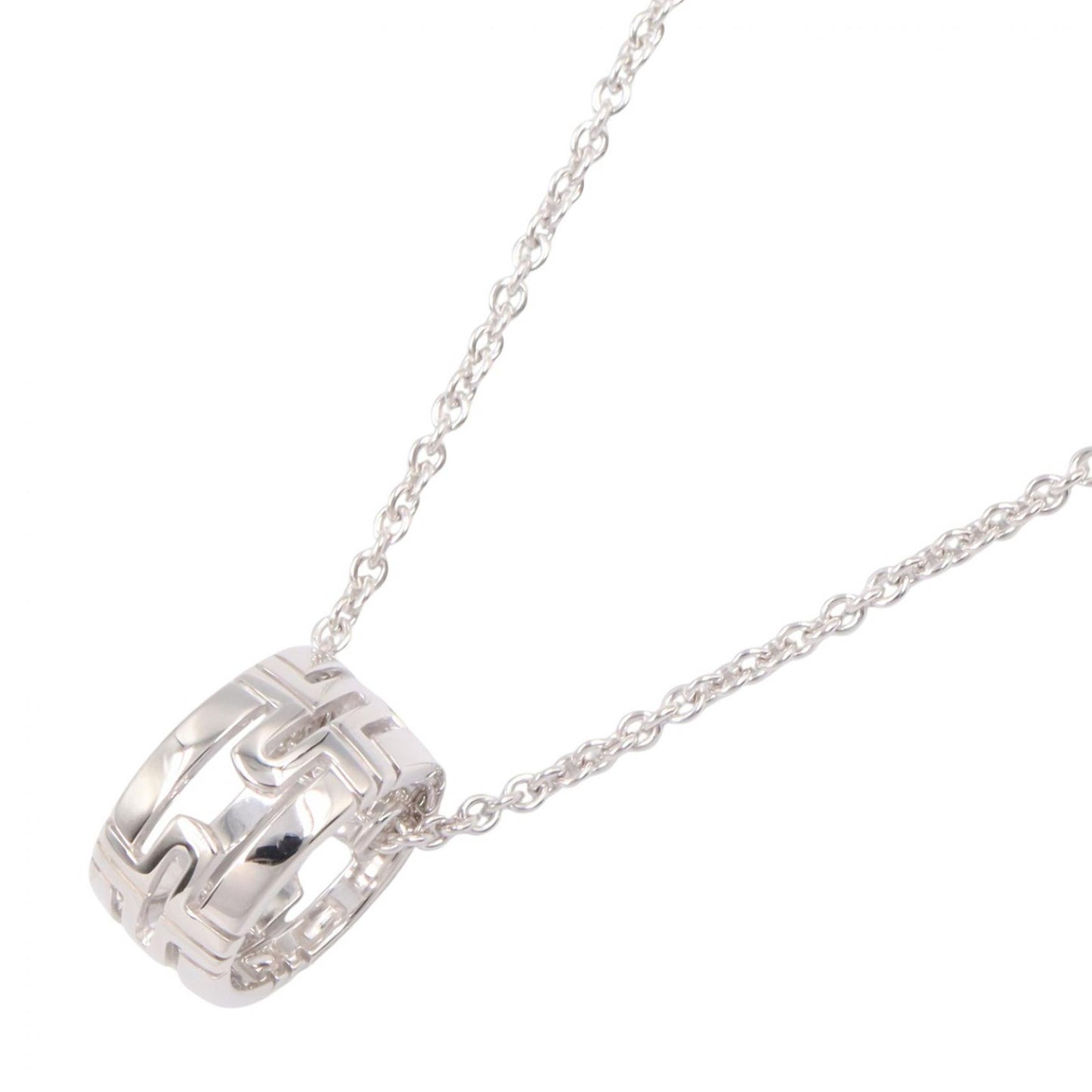 パレンテシ ネックレス ネックレス K18WG ホワイトゴールド ブルガリ アクセサリー BVLGARI