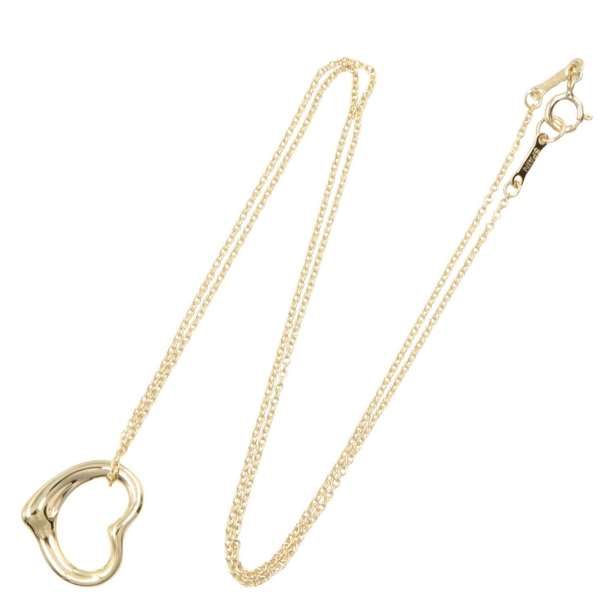 オープンハート ネックレス ネックレス K18YG イエローゴールド ティファニー アクセサリー TIFFANY & Co.