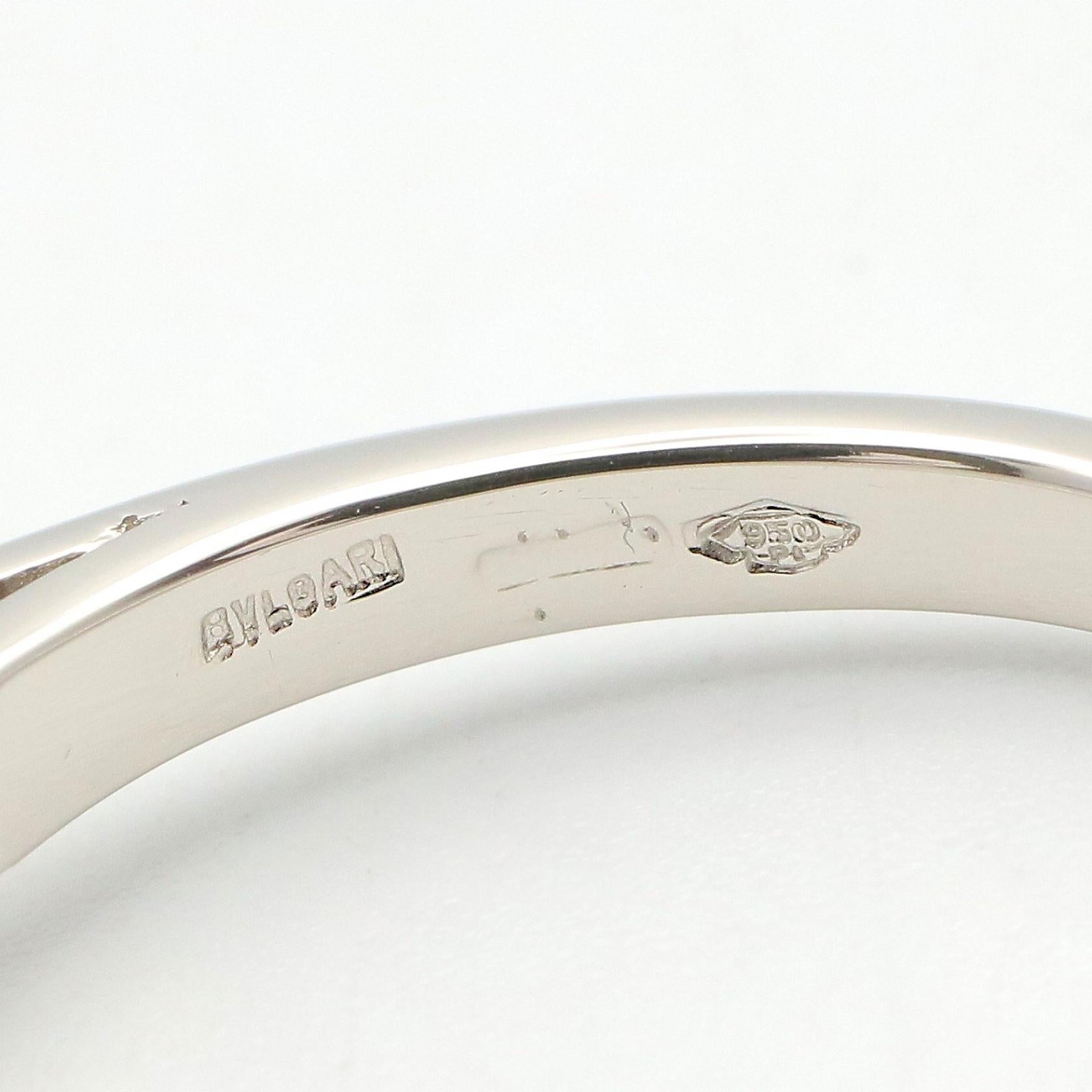 グリフ ソリテール ダイヤ リング リング 指輪 PT950 ダイヤモンド クリア プラチナ ブルガリ アクセサリー BVLGARI