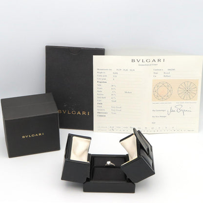グリフ ソリテール ダイヤ リング リング 指輪 PT950 ダイヤモンド クリア プラチナ ブルガリ アクセサリー BVLGARI