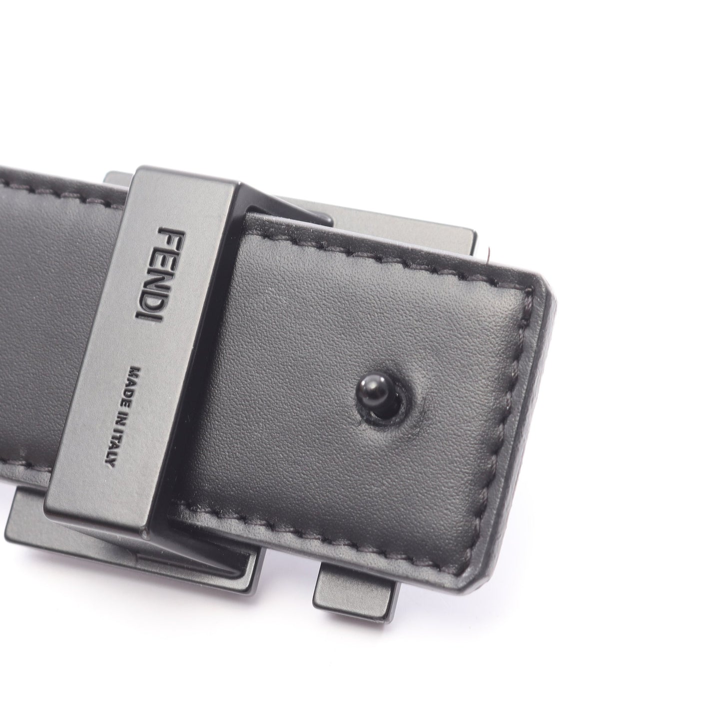 FFスクエア リバーシブル ベルト レザー ブラック フェンディ 財布・小物 FENDI