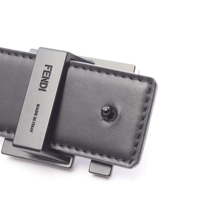 FFスクエア リバーシブル ベルト レザー ブラック フェンディ 財布・小物 FENDI