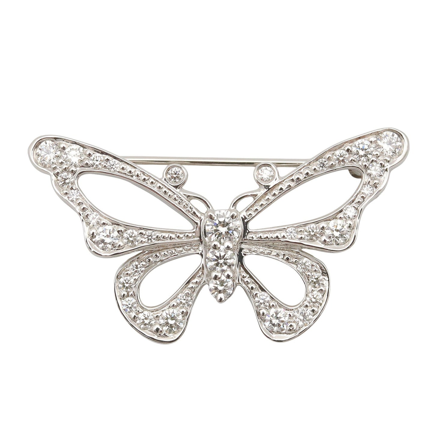 バタフライ ブローチ ダイヤ ブローチ PT950 ダイヤモンド クリア プラチナ ティファニー アクセサリー TIFFANY & Co.