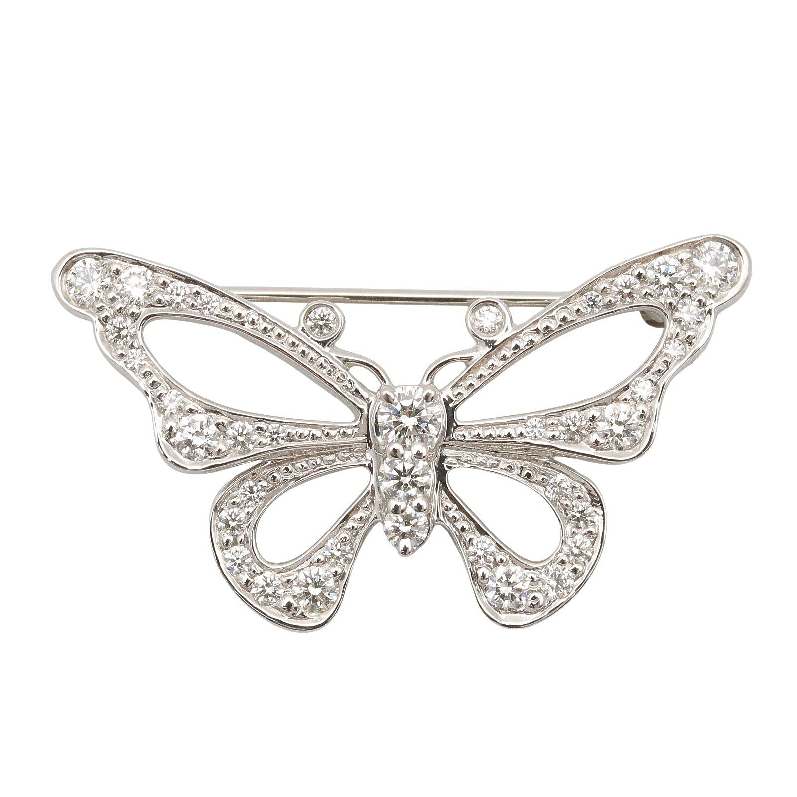 バタフライ ブローチ ダイヤ ブローチ PT950 ダイヤモンド クリア プラチナ ティファニー アクセサリー TIFFANY & Co.