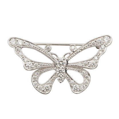バタフライ ブローチ ダイヤ ブローチ PT950 ダイヤモンド クリア プラチナ ティファニー アクセサリー TIFFANY & Co.